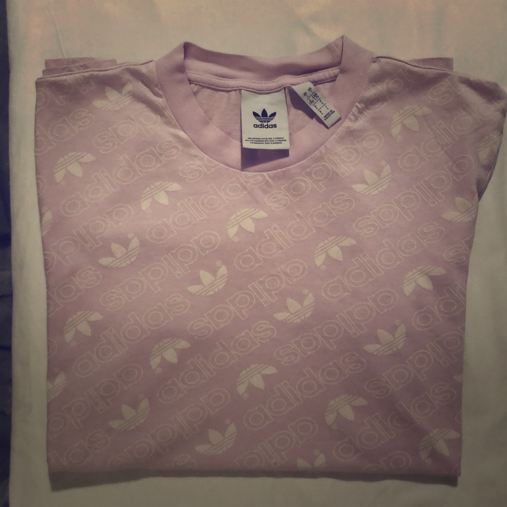Men’s Adidas pink  shirt T-shirt